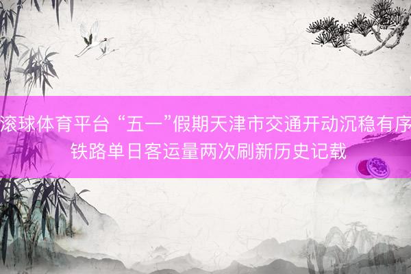 滚球体育平台 “五一”假期天津市交通开动沉稳有序 铁路单日客运量两次刷新历史记载