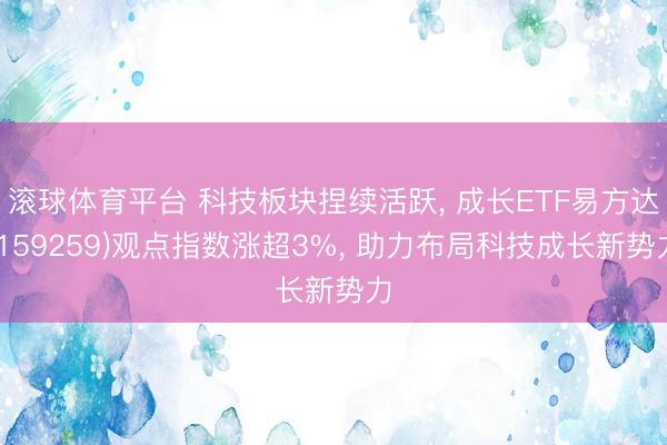 滚球体育平台 科技板块捏续活跃, 成长ETF易方达(159259)观点指数涨超3%, 助力布局科技成长新势力
